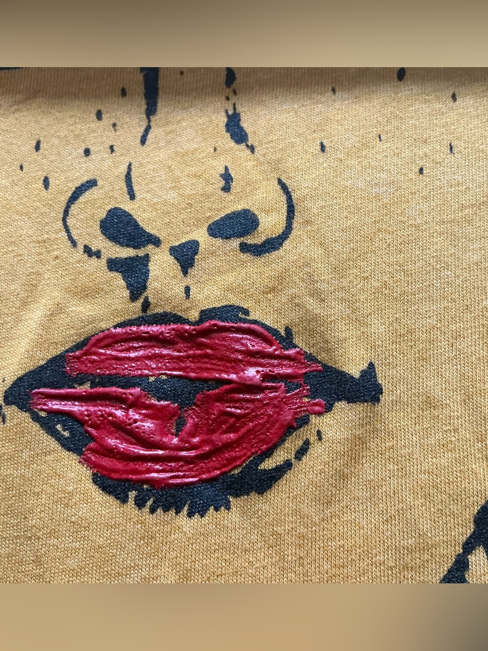 Askan NYC “Miss Adu” Sade Graphic Tee Mustard Yellow M Neo Soul Band Merch Y2K - Picture 6 of 8